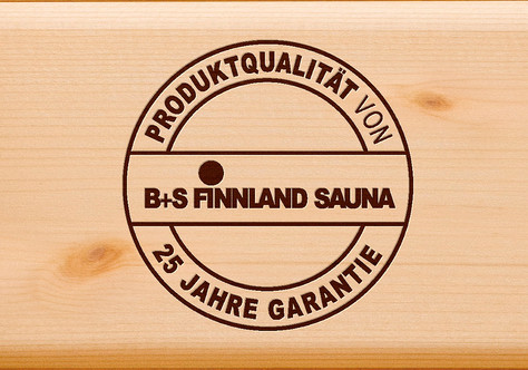 B+S Finnland Sauna Garantie
